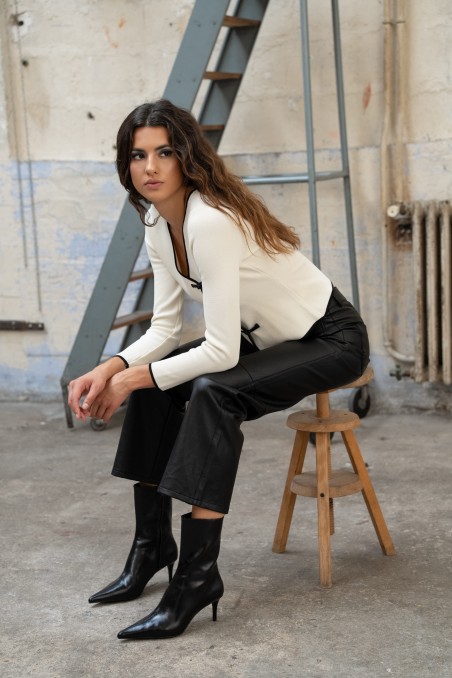 Pull contrasté Zoé - Lulumary