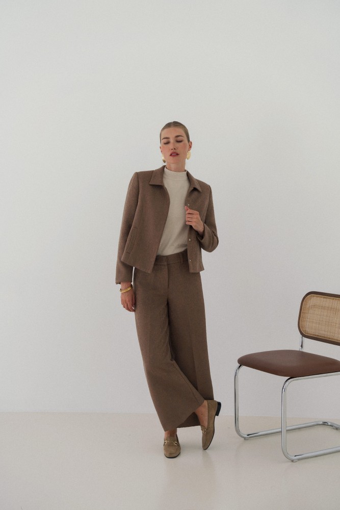 Veste à tissu moucheté Maya - Lulumary