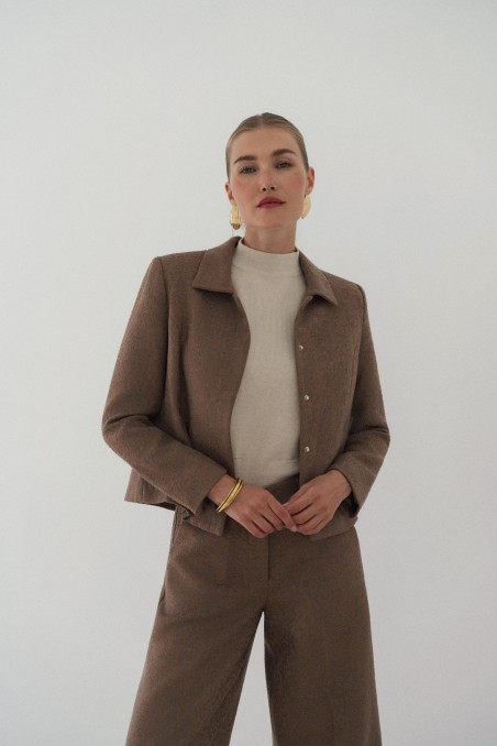 Veste à tissu moucheté Maya - Lulumary