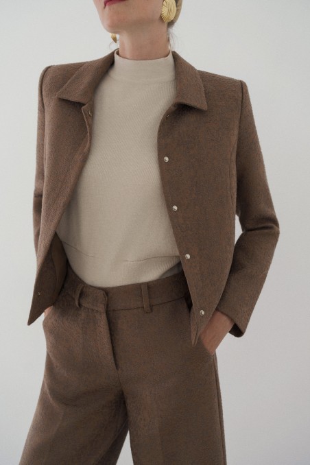 Veste à tissu moucheté Maya - Lulumary
