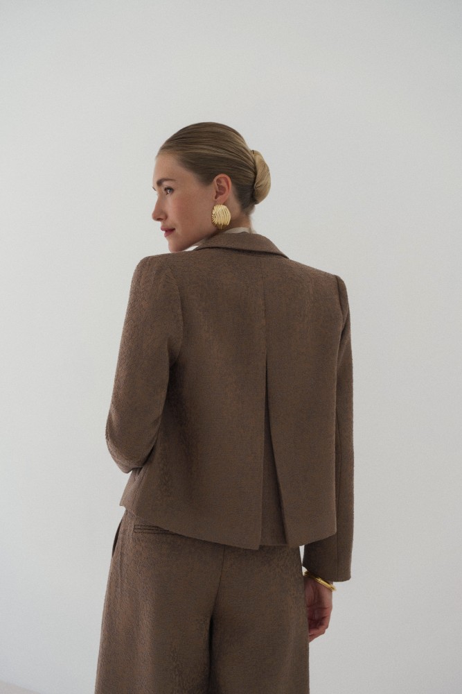 Veste à tissu moucheté Maya - Lulumary