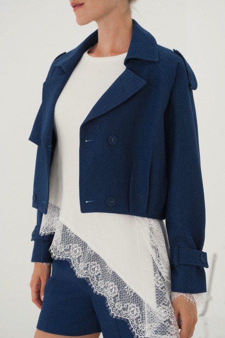 Veste courte trench Louane - Lulumary