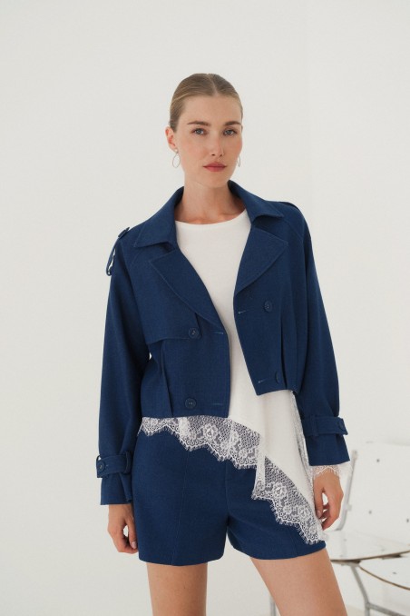Veste courte trench Louane - Lulumary