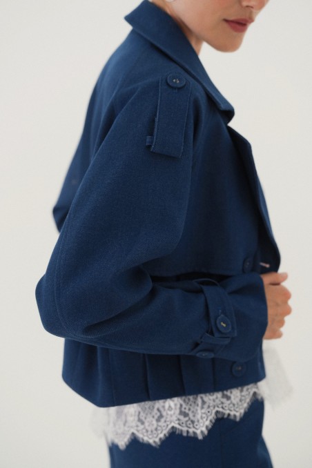 Veste courte trench Louane - Lulumary