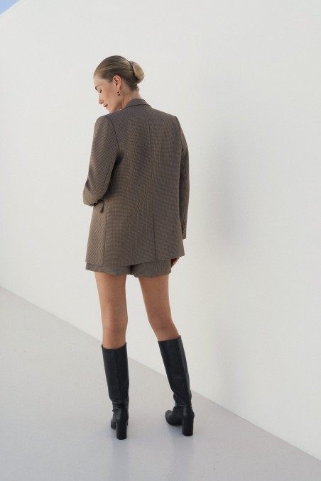 Blazer à carreaux Cara - Lulumary