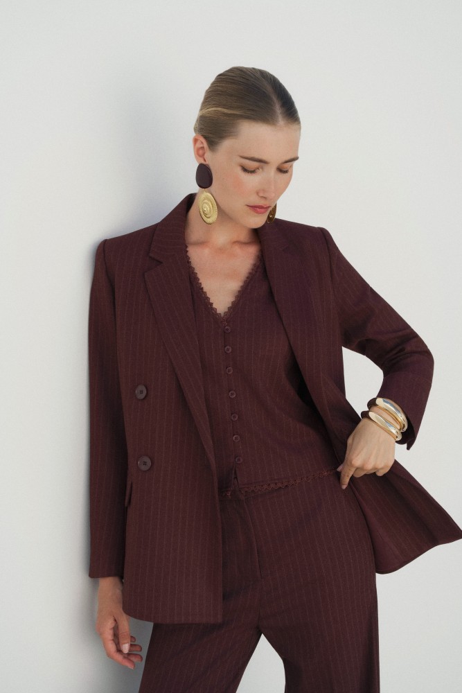 Blazer à rayures Victoria - Lulumary