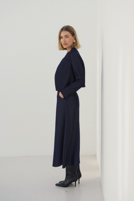 Veste courte en jean Jeanne - Lulumary