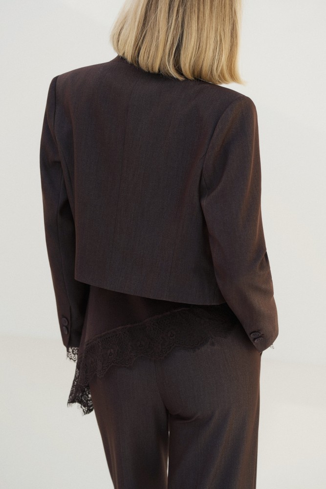 Veste courte en jean Jeanne - Lulumary