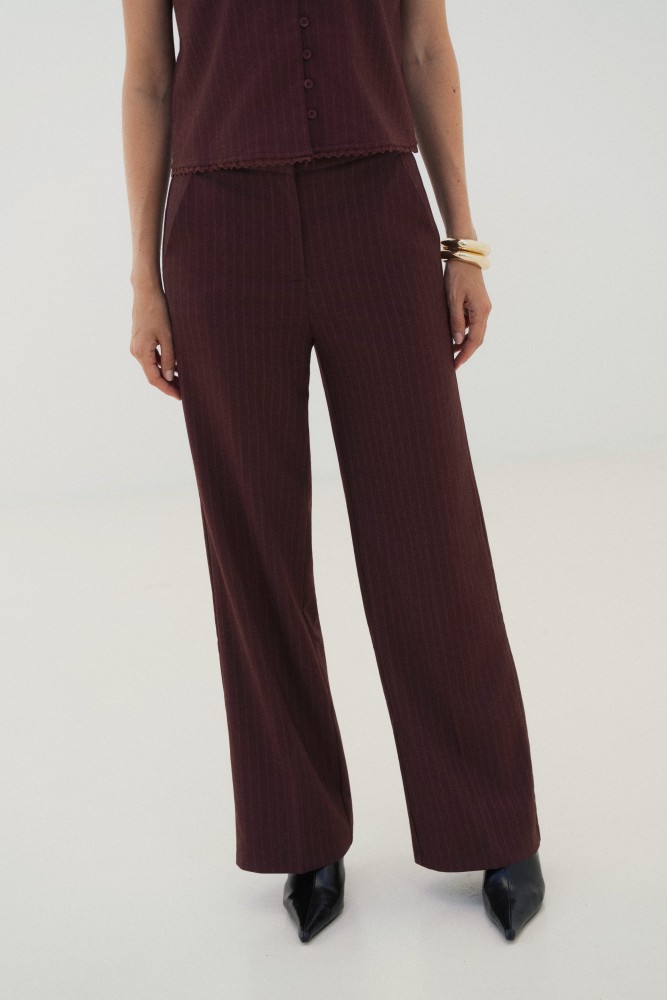 Pantalon large à rayures Josephine - Lulumary