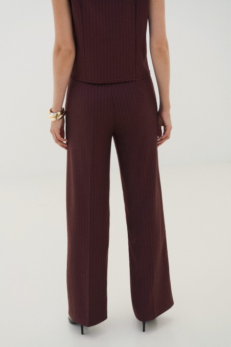 Pantalon large à rayures Josephine - Lulumary