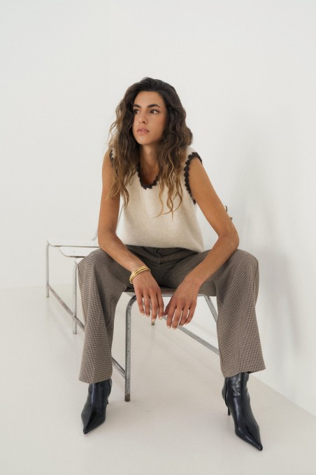 Pantalon à carreaux Joan - Lulumary