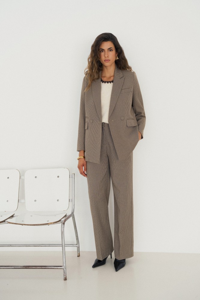 Pantalon à carreaux Joan - Lulumary