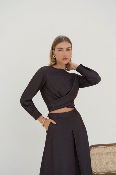 Blouse en jean Romy - Lulumary