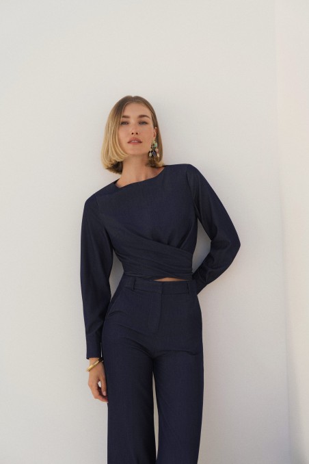 Blouse en jean Romy - Lulumary