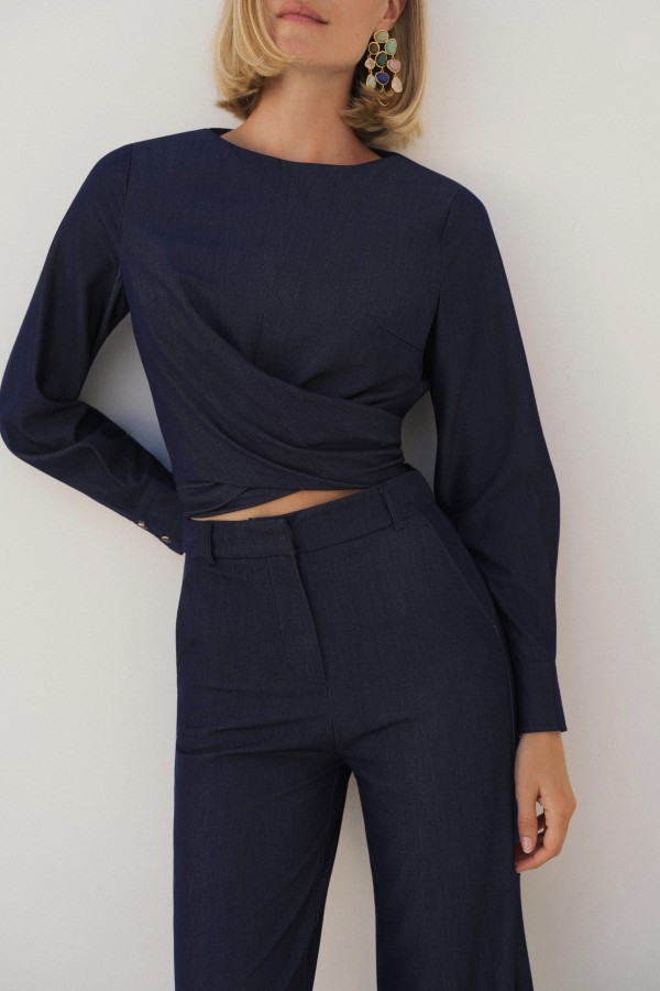 Blouse en jean Romy - Lulumary 2