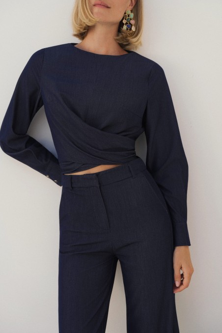 Blouse en jean Romy - Lulumary