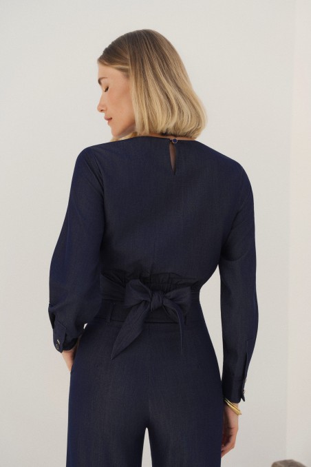 Blouse en jean Romy - Lulumary