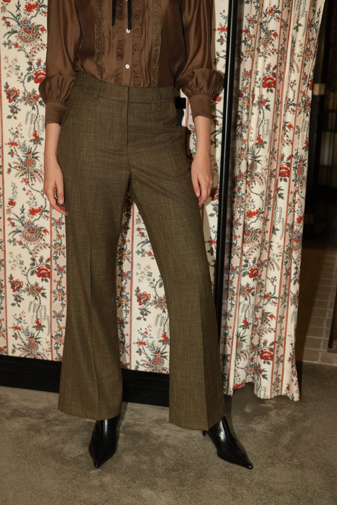 Pantalon droit chiné Héloïse - Lulumary
